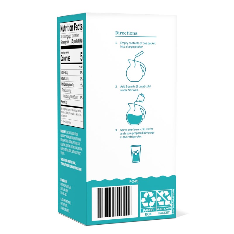 Amazon Grocery, Lemonade Drink Mix Singles, 0.53 Oz (Previously Happy Belly, Packaging May Vary) - Image 3
